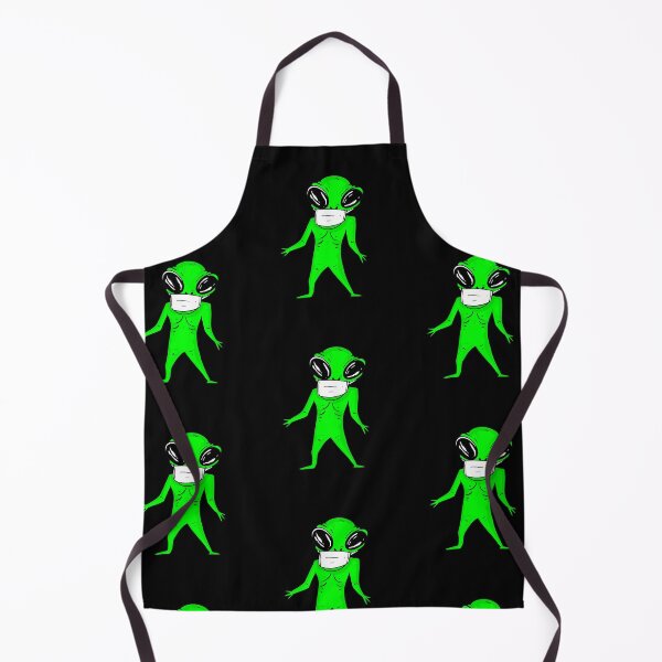 Item preview, coronavirus halloween face mask alien designed and sold by Gossip Rag.