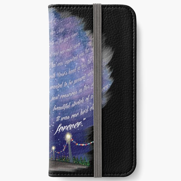 Starry Night (Black/Purple Background) iPhone Wallet
