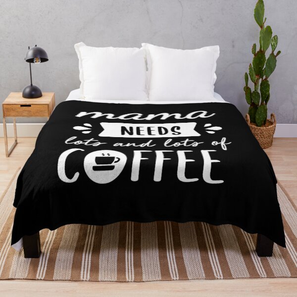 Item preview, Mama Needs More Coffee (Black BG) designed and sold by FilipeFerreira.