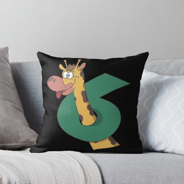Item preview, Giraffe children's 6th birthday designed and sold by Monkey Ful.