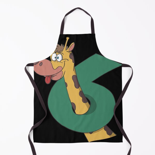Item preview, Giraffe children's 6th birthday designed and sold by Monkey Ful.