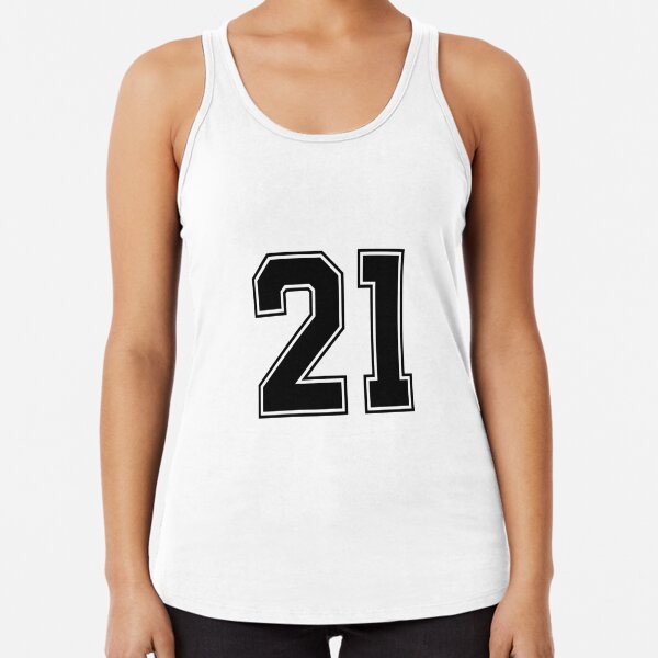21 Classic Vintage Sport Jersey Number in Black Number on White Background  for American Football, Baseball or Basketball Stock Illustration -  Illustration of america, patriot: 140529873