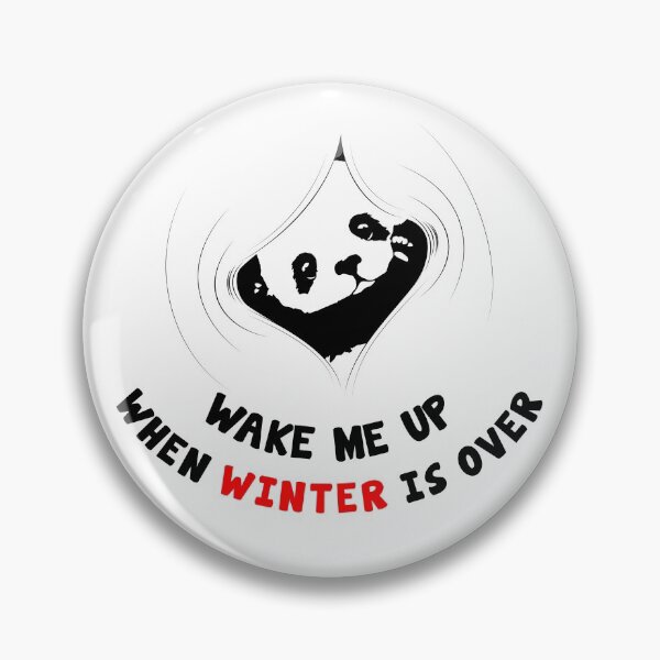 Item preview, Panda Wake Me Up When Winter Is Over A Small Shy Panda Hides Itself Red designed and sold by Paulina Vanlife.