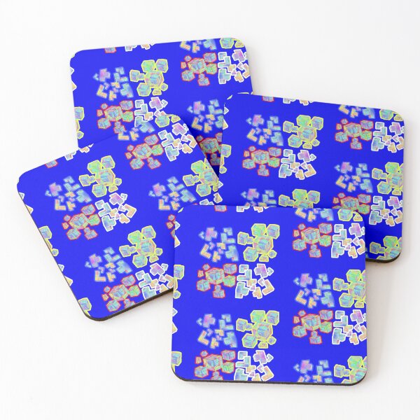 Item preview, Crazy colorful cubical pattern designed and sold by Drawourdestiny ..