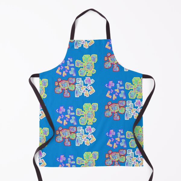 Item preview, Crazy colorful cubical pattern designed and sold by Drawourdestiny ..
