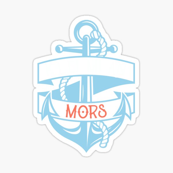 "Anker Norden Low German Klei Mi Ann Mors Spruch" Sticker by MJSeerot