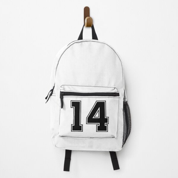 Item preview, 14 American Football Classic Vintage Sport Jersey Number in black number on white background for american football, baseball or basketball designed and sold by Marcin Adrian.