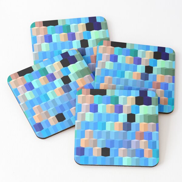 Item preview, Abstract cube patterns  designed and sold by Monkey204.