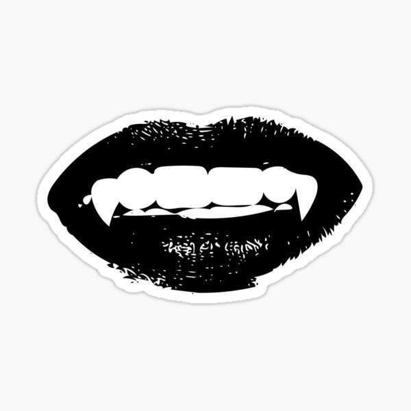 Vampire Bite Sticker