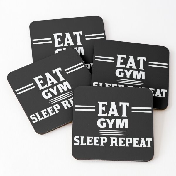 Item preview, Eat Gym Sleep Repeat designed and sold by Qudkin.