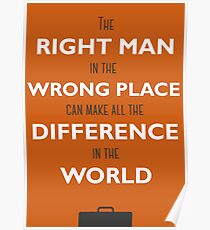 Orange Mann Poster