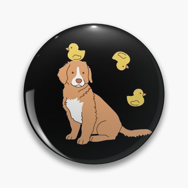 Item preview, Duck Tolling Retriever and Rubber Ducks designed and sold by Wlaurence.