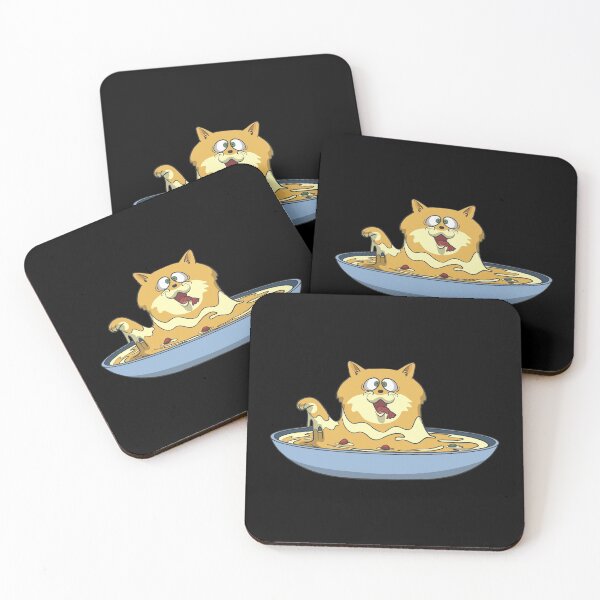 Item preview, Cat in the soup plate designed and sold by Monkey Ful.