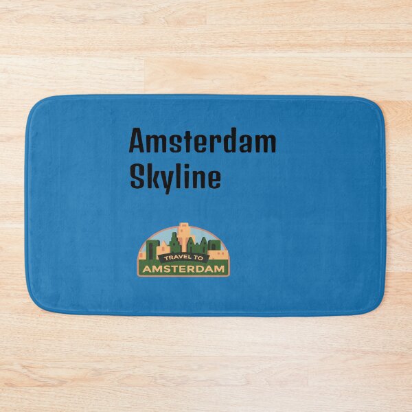 Item preview, Blue Amsterdam Skyline designed and sold by DamaliePierre.