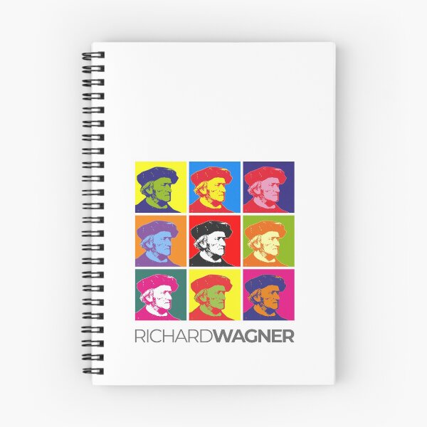 Item preview, Richard Wagner pop-art portrait poster designed and sold by CMYKStudio.