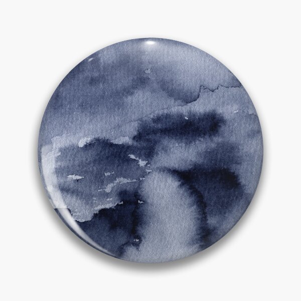 Item preview, Minimalist, Blue Abstract Watercolor Circle designed and sold by PandaAvenue.