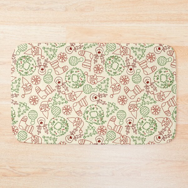 Item preview, Christmas icons seamless pattern designed and sold by Arch4Design.