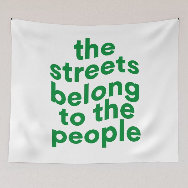 Item preview, The Streets Belong to the People designed and sold by campus-scape.