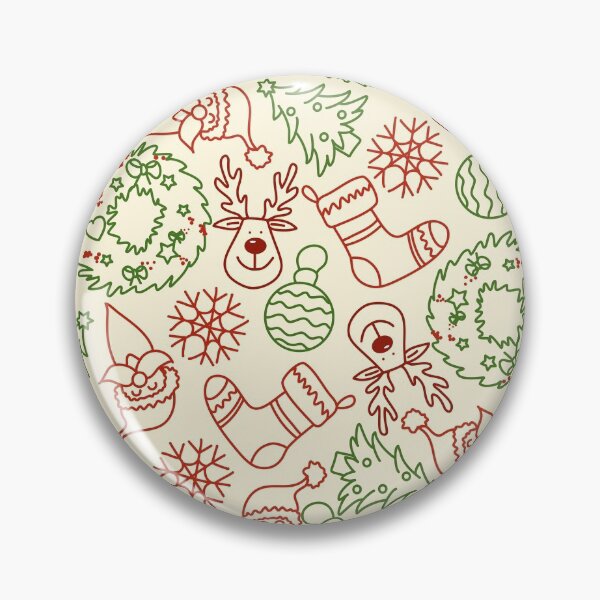 Item preview, Christmas icons seamless pattern designed and sold by Arch4Design.