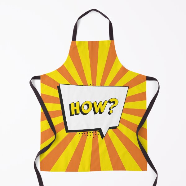 Item preview, Question "HOW?" in retro pop art style designed and sold by acidmit.
