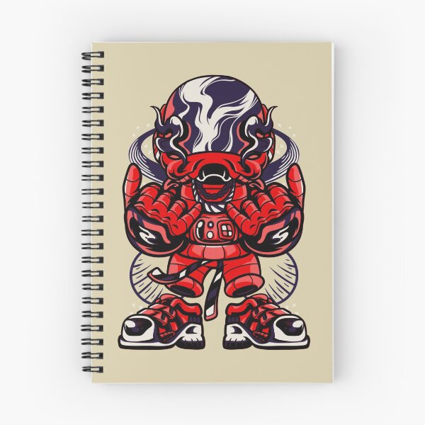 Item preview, Red Futuristic Rocker Astronaut designed and sold by Mustard Prophet.