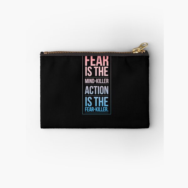 Item preview, Fear is the mind killer, action is the fear killer designed and sold by Fit & Fun Gallery.