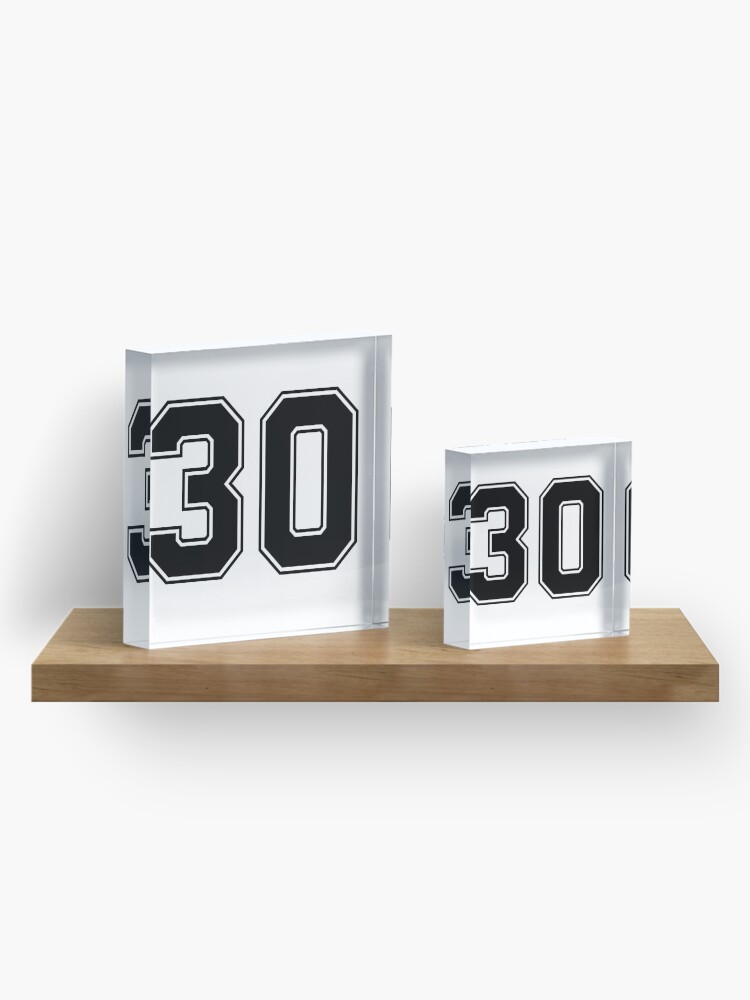 30 American Football Classic Vintage Sport Jersey Number in black number on  white background for american football, baseball or basketball Poster for  Sale by Marcin Adrian