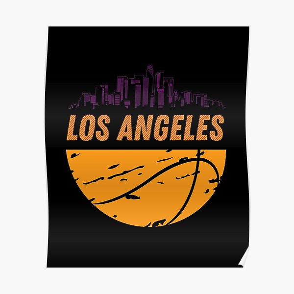 Los Angeles Lakers Basketball 1947 Shirt, Los Angeles Skyline