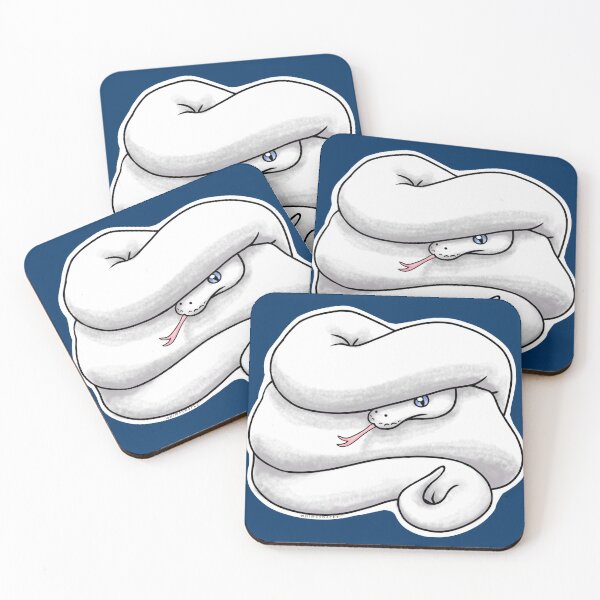 Item preview, Balled Up Ball Python (white) designed and sold by Jes Lahde.