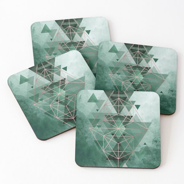 Item preview, Abstract Geo in Green designed and sold by UrbanEpiphany.