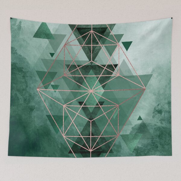 Item preview, Abstract Geo in Green designed and sold by UrbanEpiphany.