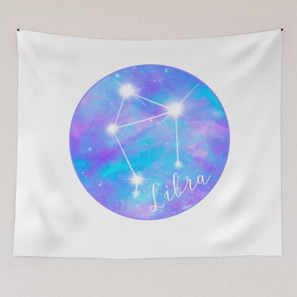 Item preview, Libra Zodiac sign constellation stars designed and sold by orangerinka.