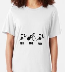 Duathlon Run Bike Run Slim Fit T-Shirt