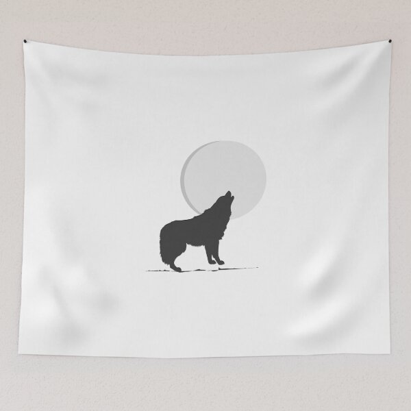 Item preview, Wolf howling at the moon designed and sold by MeIanie.