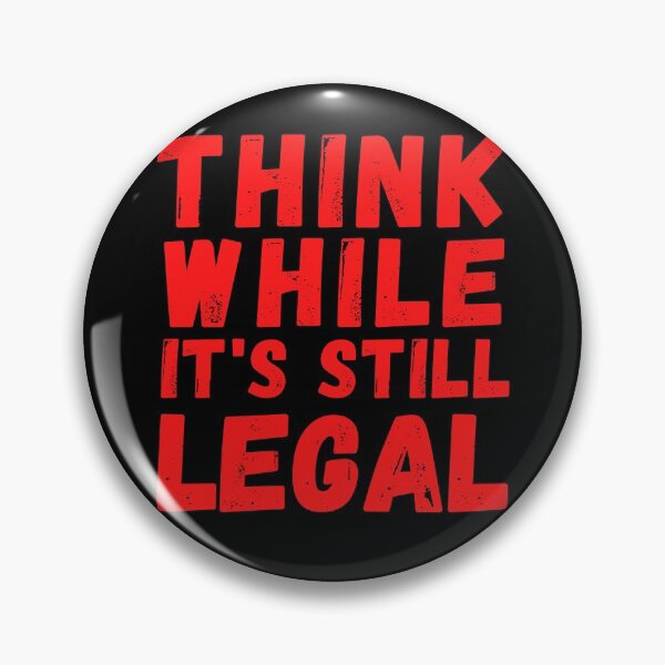 Item preview, Think While It's Still Legal, Recall the Governor, Red designed and sold by ElizabethMayArt.