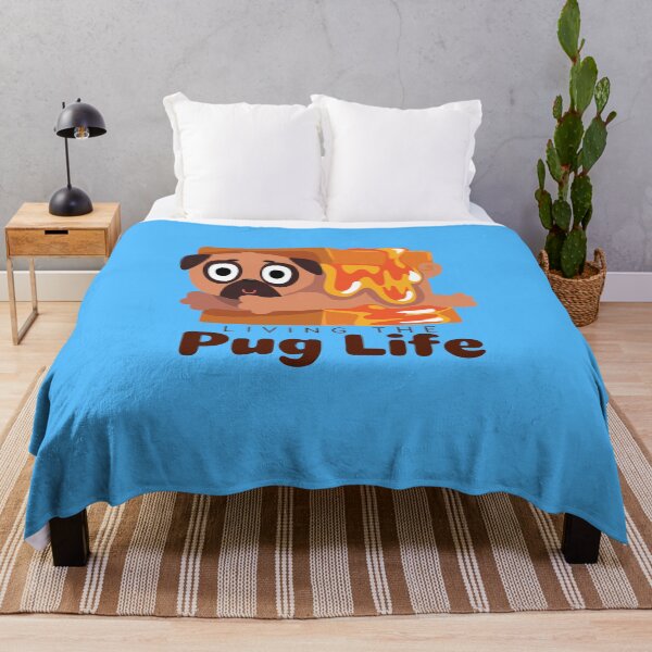 Artikelvorschau, Living The Pug Life Gift entworfen und verkauft von Checivinicius.