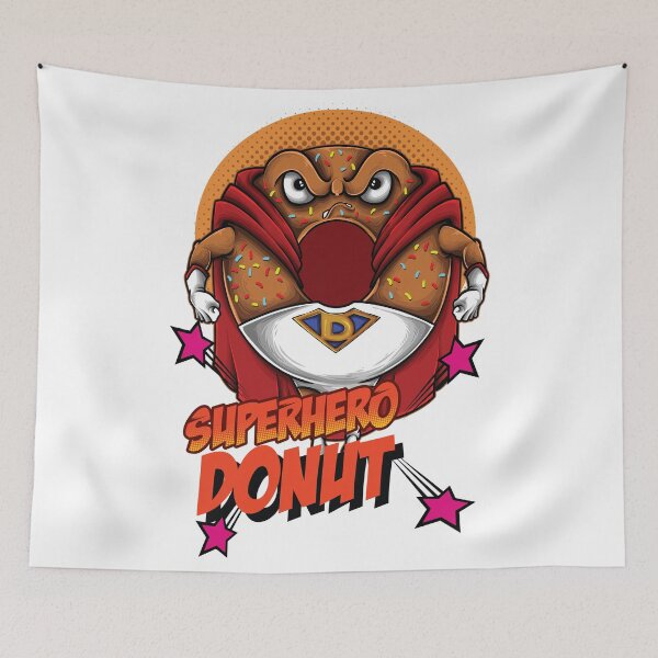 Item preview, Superhero Donut I Love Donuts. designed and sold by ProjectX23.