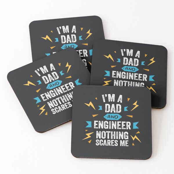 Item preview, I'm A Dad And Engineer Nothing Scares Me Funny Sarcastic Gag Gift Men designed and sold by gkao.