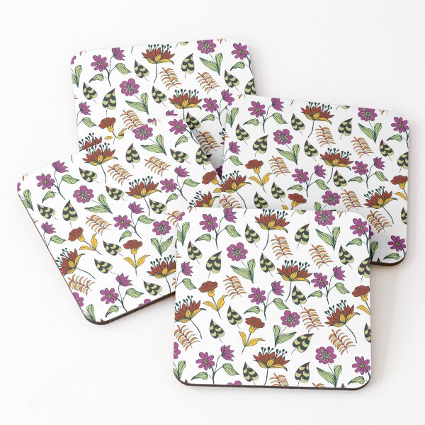 Item preview, Diseño de patrón floral para amantes de la naturaleza | patrón de flores y hojas designed and sold by Awesome 4 all.