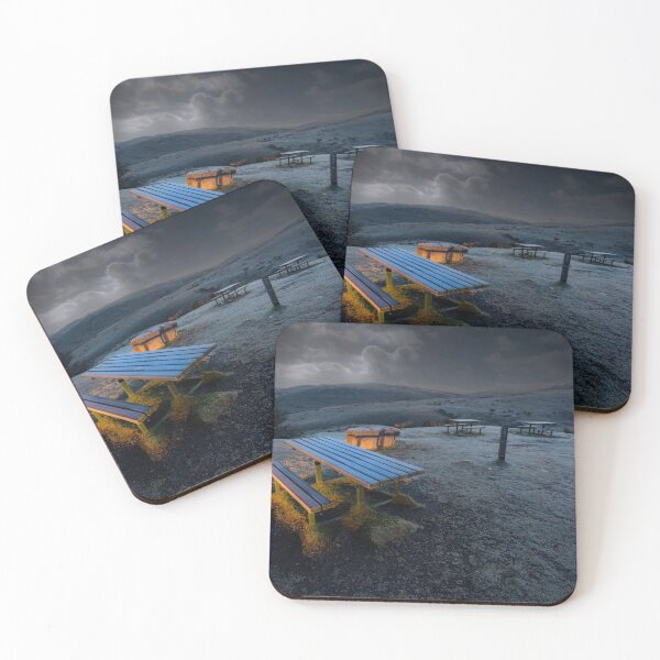 Item preview, Early morning at the picnic table designed and sold by Leighton Collins.