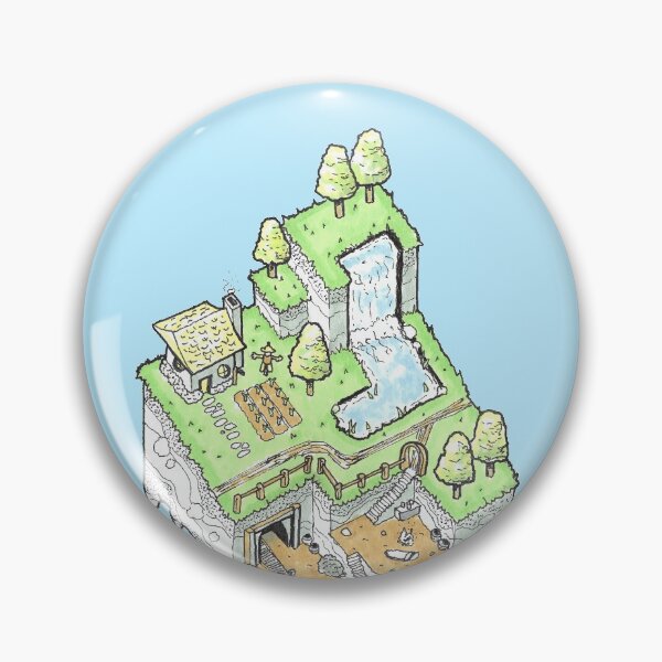 Item preview, Video Game Art - Fantasy Environment - Farm and Mine designed and sold by DoodandFriends.