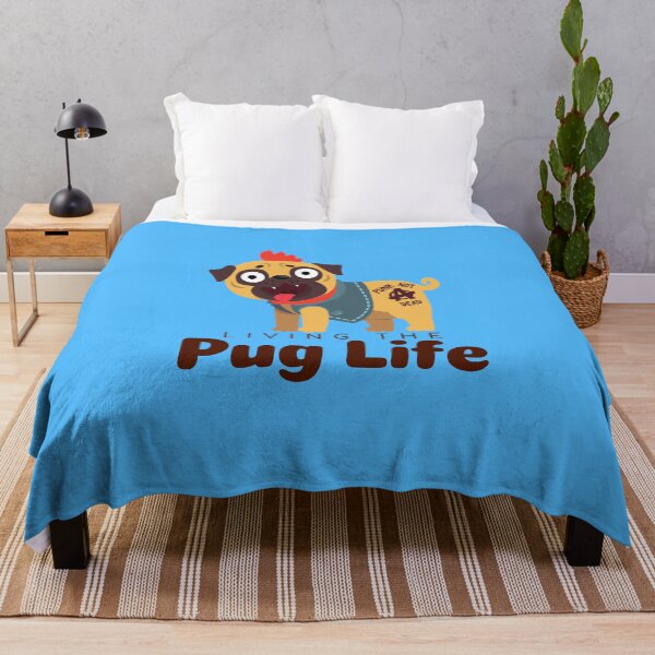Artikelvorschau, Living The Pug Life Gift entworfen und verkauft von Checivinicius.