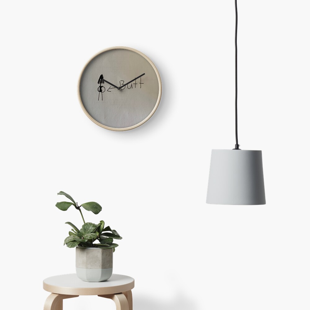Item preview, Clock designed and sold by WordsByJake.
