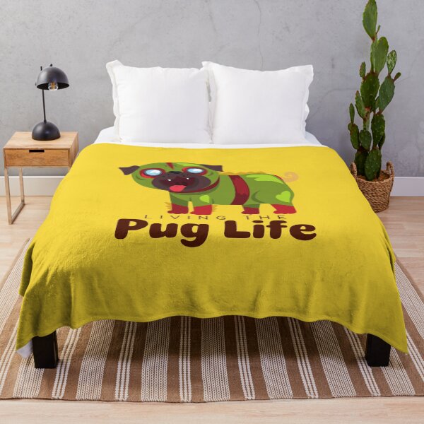 Artikelvorschau, Living The Pug Life Gift entworfen und verkauft von Checivinicius.