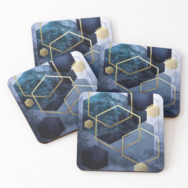 Item preview, Abstract Geo in Blue designed and sold by UrbanEpiphany.
