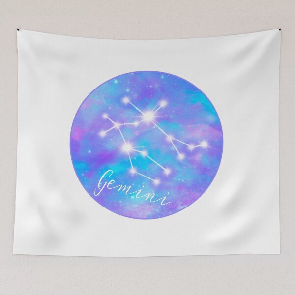 Item preview, Gemini Zodiac sign constellation stars designed and sold by orangerinka.