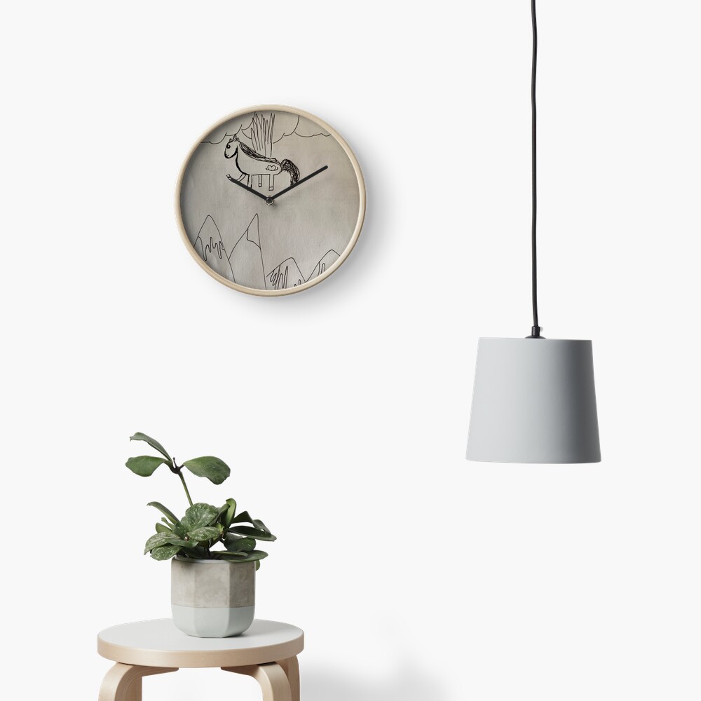 Item preview, Clock designed and sold by WordsByJake.