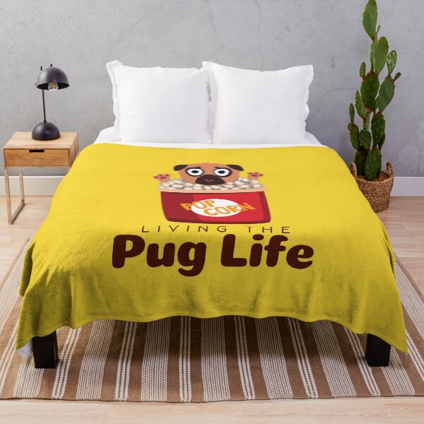 Artikelvorschau, Living The Pug Life Gift entworfen und verkauft von Checivinicius.