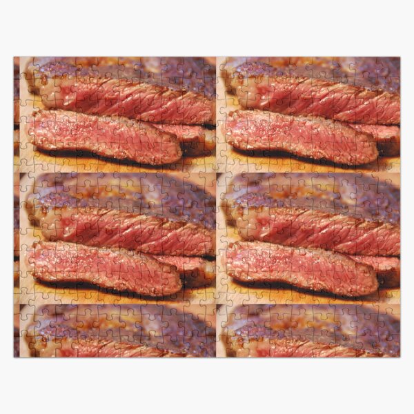 Steak, Steaks, meat gift, Steak socks, Steak mask Jigsaw Puzzle
