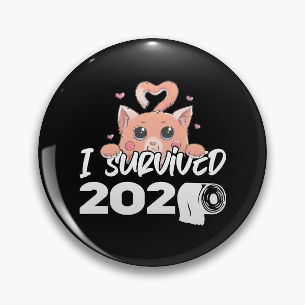 Item preview, I Survived 2020 Cute Cat designed and sold by Aleodor.